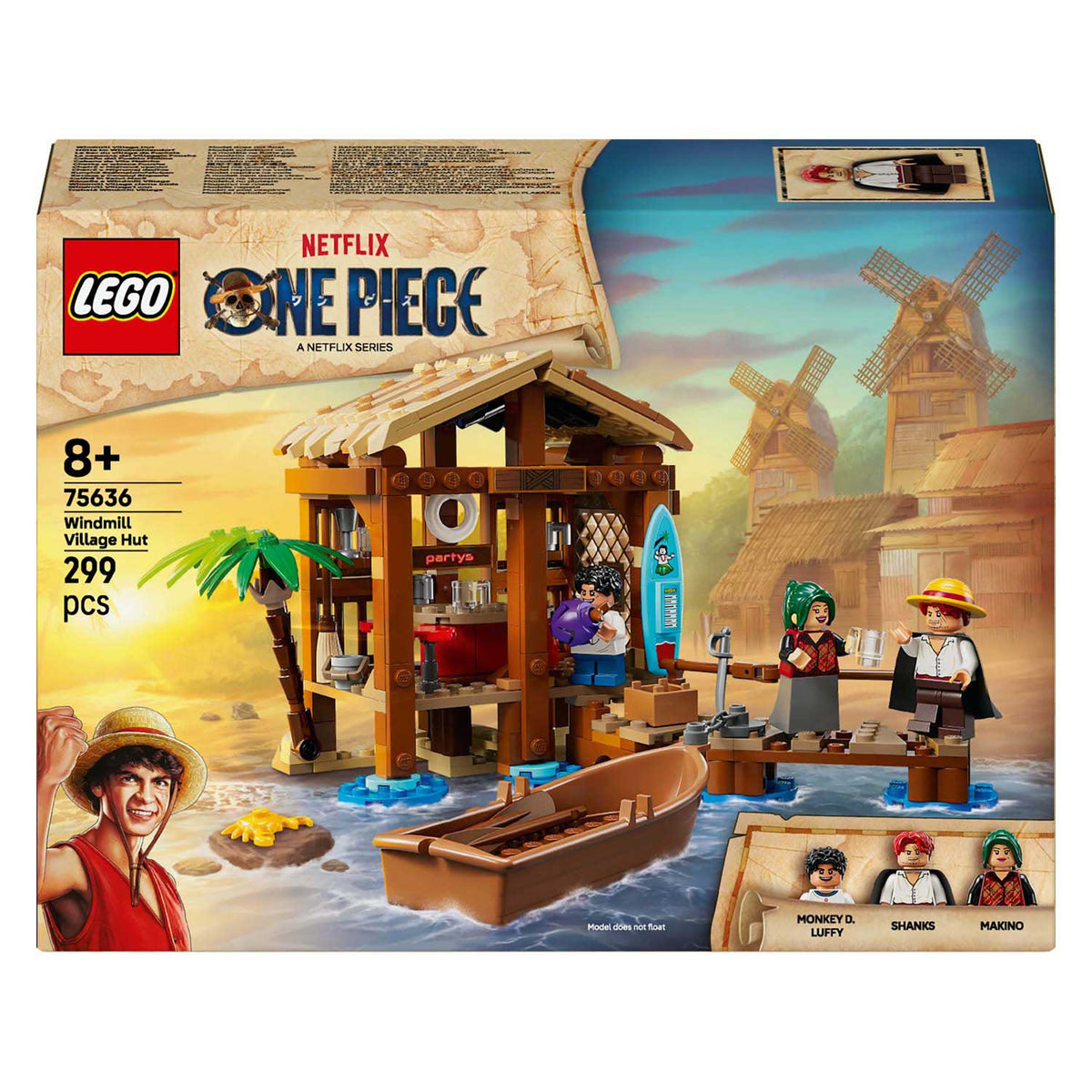 Lego® einteiliges Bauset „Hütte im Windmühlendorf“ – 75636