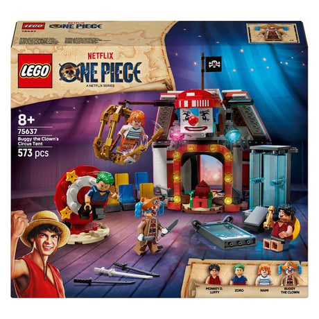 Lego® einteiliges Zirkuszelt aus dem Bauset „Buggy der Clown“ – 75637