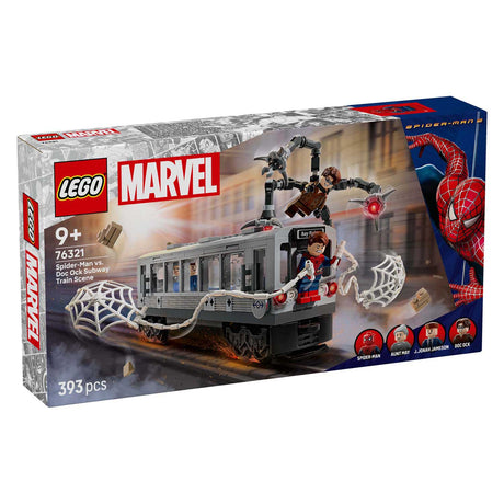 Lego Superhelden Marvel 76321 Spider-Man vs. Doc Ock Metro-Szene