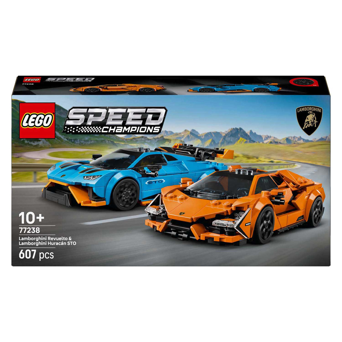 Lego® Speed Champions Lamborghini Revuelto und Huracán Sto – 77238