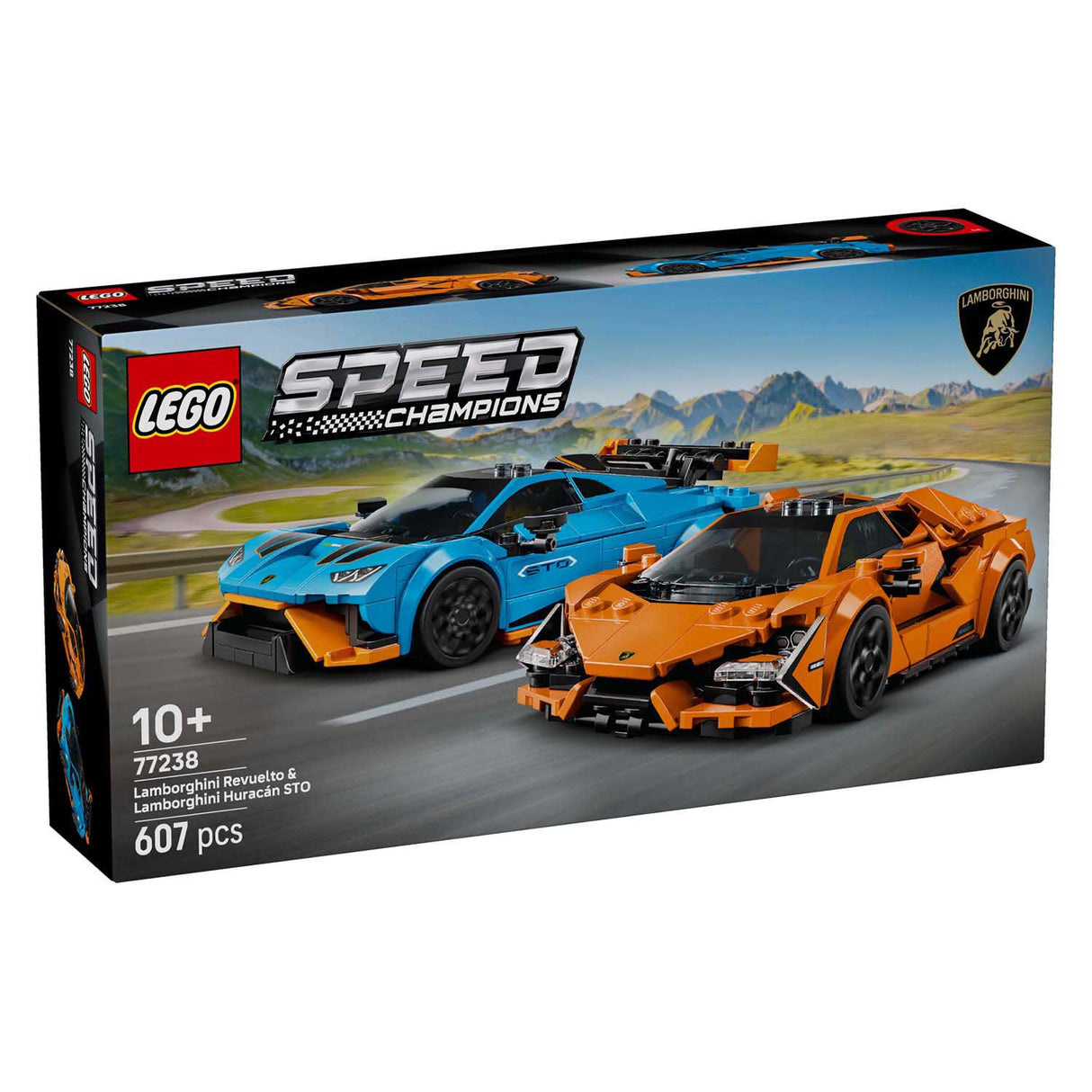 Lego Speed Champions 77238 Lamborghini Revuelto und Huracan Sto