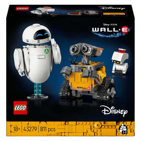 Disney Lego 43279 Pixar Wall-E und Vorabend
