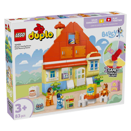 Lego Duplo 10459 Haus von Bluey und ihrer Familie mit Memory-Spiel