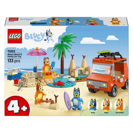 Lego Bluey – Blueys Autofahrt zum Strand, Bauspielzeug (11202)