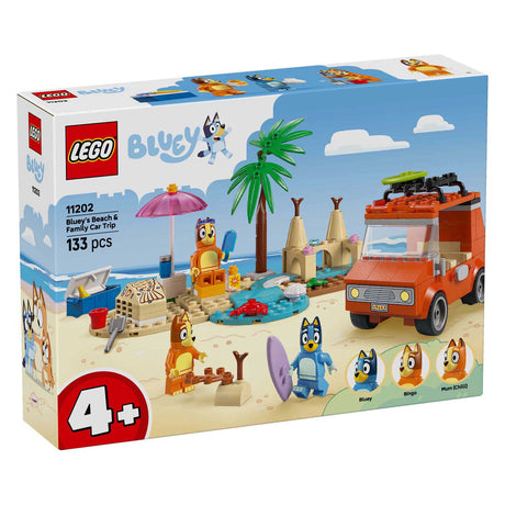 Lego Bluey – Blueys Autofahrt zum Strand, Bauspielzeug (11202)