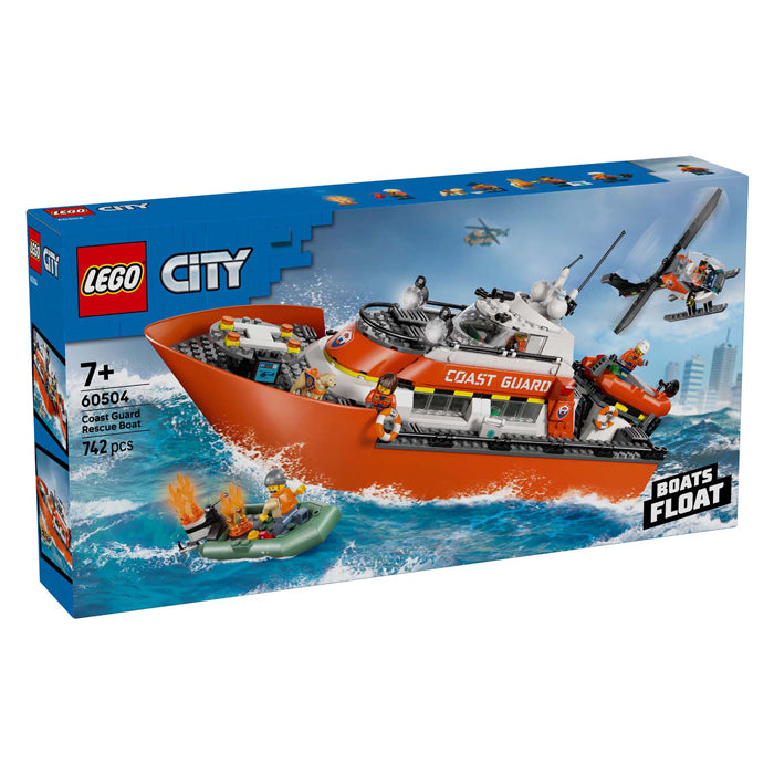Lego City Exploration 60504 Rettungsboot der Küstenwache mit Hubschrauber