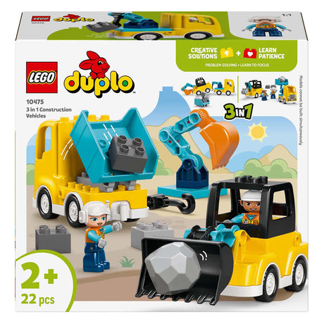 Lego Duplo Town 10475 3in1 Baufahrzeuge