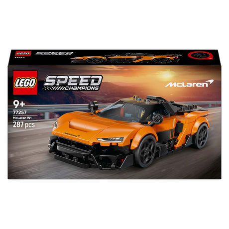 Lego® Speed Champions McLaren W1 – der echte Supersportwagen mit 1 Minifigur – Rennwagen – 77257