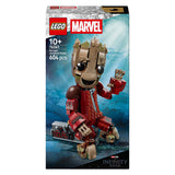 Lego Marvel Large im Ravager-Overall – baubares Superheldenspielzeug für Kinder – 76341