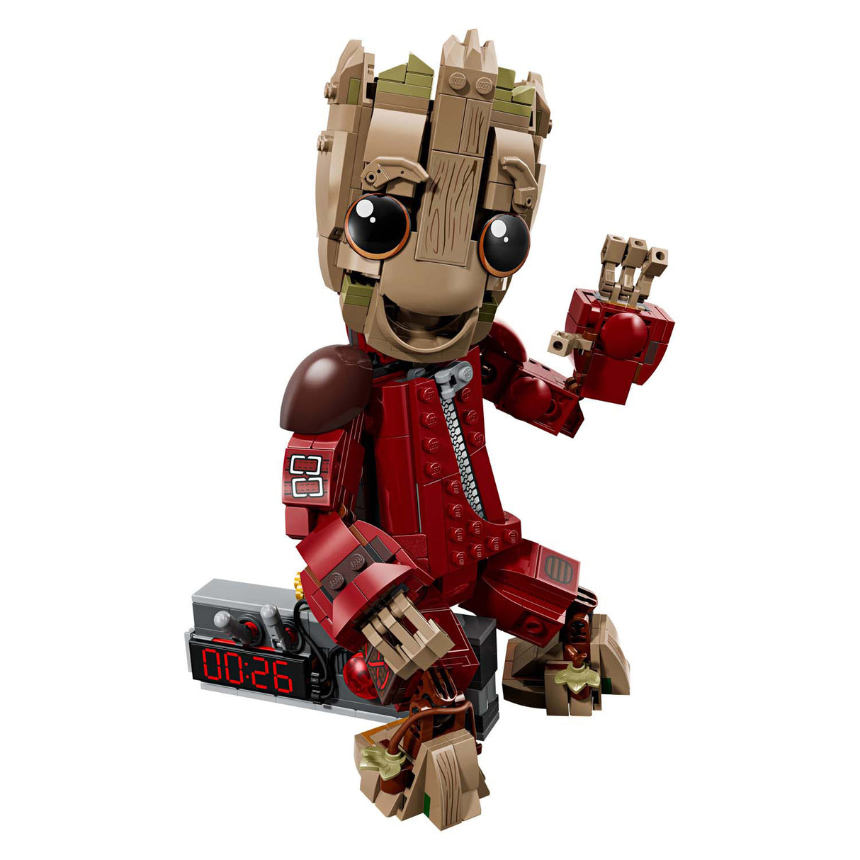Lego Marvel Large im Ravager-Overall – baubares Superheldenspielzeug für Kinder – 76341