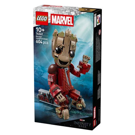 Lego Marvel Large im Ravager-Overall – baubares Superheldenspielzeug für Kinder – 76341
