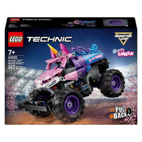 Lego Technic 42220 Monster Jam Sparkle Smash Zurückziehen