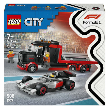 Lego® City F1® Display Truck mit Audi F1® Rennwagen – 60493