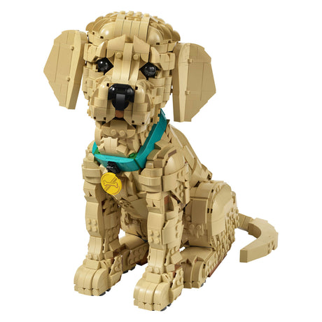 Lego® Icons Golden Retriever Welpe – Deko-Tierfigur – Bauset für Erwachsene – 11384