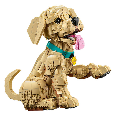 Lego® Icons Golden Retriever Welpe – Deko-Tierfigur – Bauset für Erwachsene – 11384