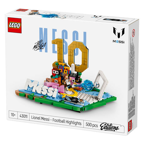 Lego Editions Lionel Messi – Fußball-Highlights, Bausatz und Kinderzimmerdekoration – 43011