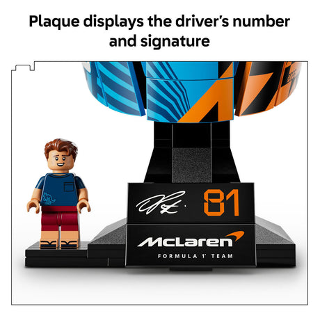 Lego Editions McLaren Mastercard F1 Team Oscar Piastri Helmbausatz für Kinder 43017