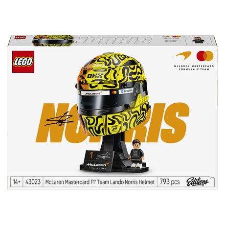 Lego Editions McLaren Mastercard F1 Team Helm von Lando Norris Bausatz für Kinder 43023