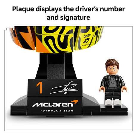 Lego Editions McLaren Mastercard F1 Team Helm von Lando Norris Bausatz für Kinder 43023