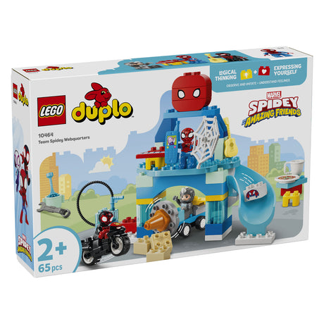 Lego Duplo ǀ Marvel Team Spidey Headquarters Bausatz für Kinder und Dekoration 10464