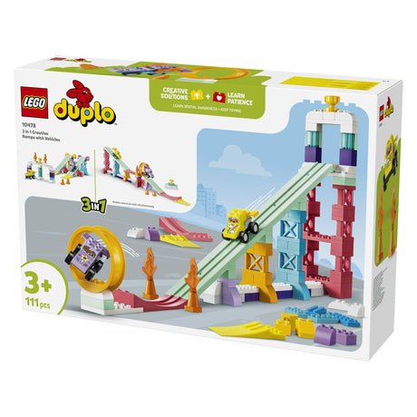 Lego Duplo 10478 3-in-1-Kreativrampen mit Fahrzeugen