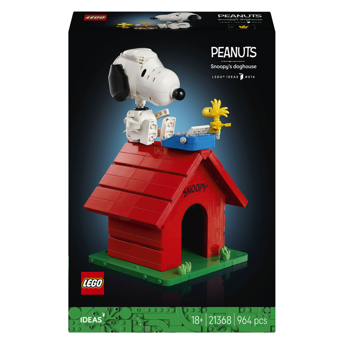 Lego-Ideen – Peanuts: Snoopys Hundehütte – 21368
