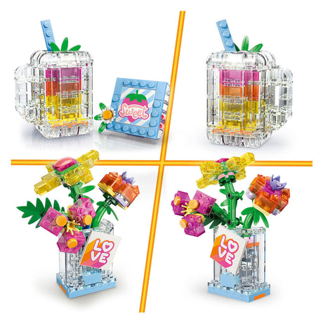 Lego Creator 3in1 Parfümflasche mit Blumen, Spielzeug für Kinder und Kinderzimmerdekoration 31383