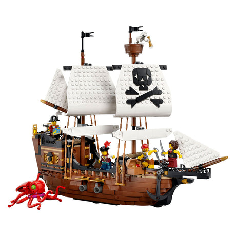 Lego Creator 3in1 klassisches Piratenschiff, Piratenboot, Spielzeug für Kinder 31387
