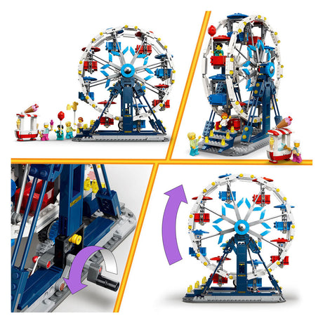 Lego Creator 3in1 klassisches Riesenrad, UFO-Fahrt und Whirligig-Spielzeug für Kinder 31389