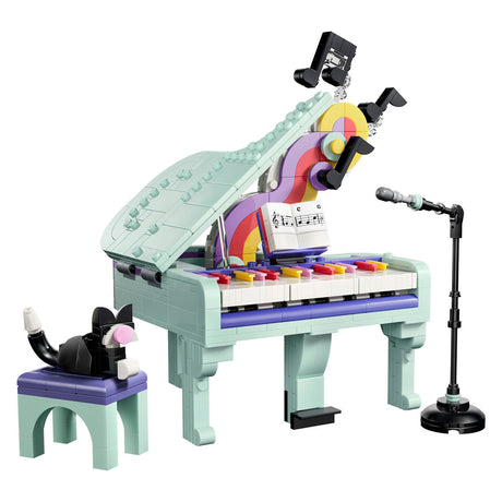 Lego Creator 3in1 Klavier mit Katze und Radio- und Plattenspielerspielzeug für Kinder 31392
