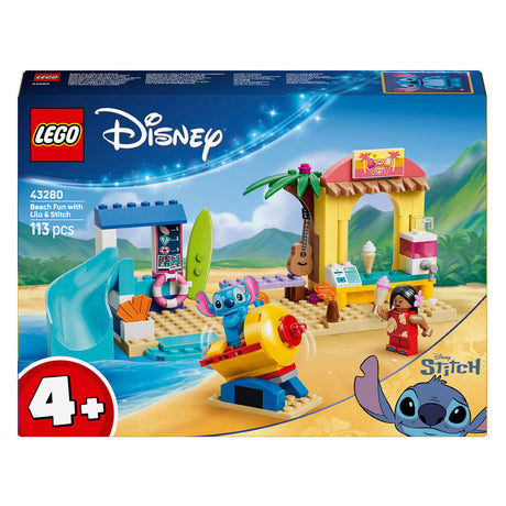 Lego ǀ Disney Strandspaß mit Lilo und Stitch, baubares Spielzeug für Kinder und Dekoration 43280