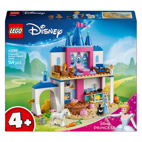 Lego® ǀ Disney Prinzessin Aschenputtels Schloss mit Tierfreunden – Bauspielzeug für Kinder mit Aschenputtel und 4 Tieren – 43283