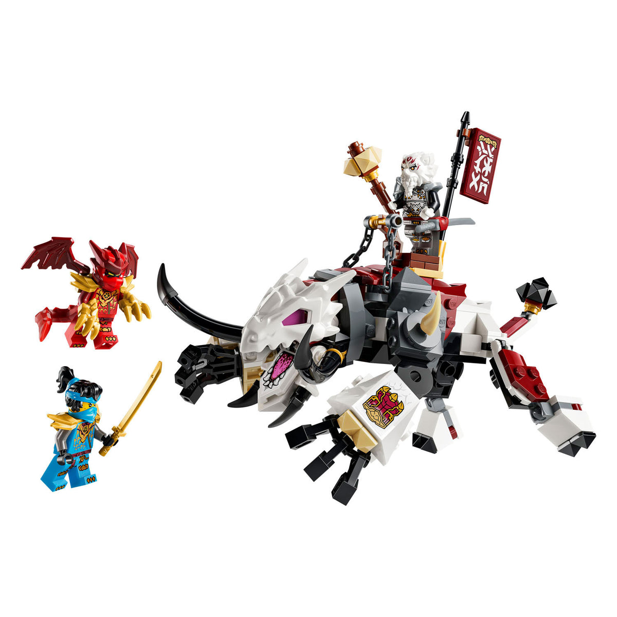 Lego Ninjago 71863 Zilvar und Grimtak, das Drachenbiest