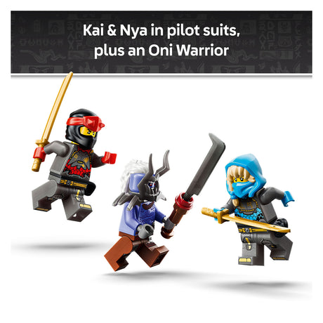 Lego Ninjago, die beiden hoch aufragenden Mechs, Bausatz für Kinder mit Actionfiguren 71870