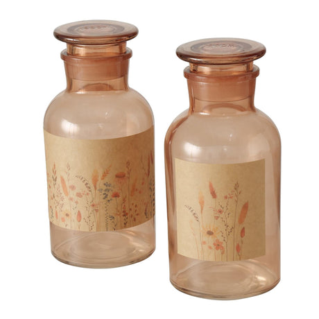 Boltze Hausapothekerflasche Kornelia 10xh22cm Glas