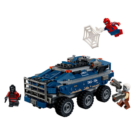 Lego ǀ Marvel Spider-Man Gefängnistransport-Verfolgungsjagd Bausatz für Kinder 76349