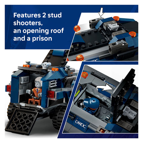 Lego ǀ Marvel Spider-Man Gefängnistransport-Verfolgungsjagd Bausatz für Kinder 76349