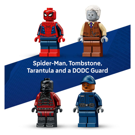 Lego ǀ Marvel Spider-Man Gefängnistransport-Verfolgungsjagd Bausatz für Kinder 76349