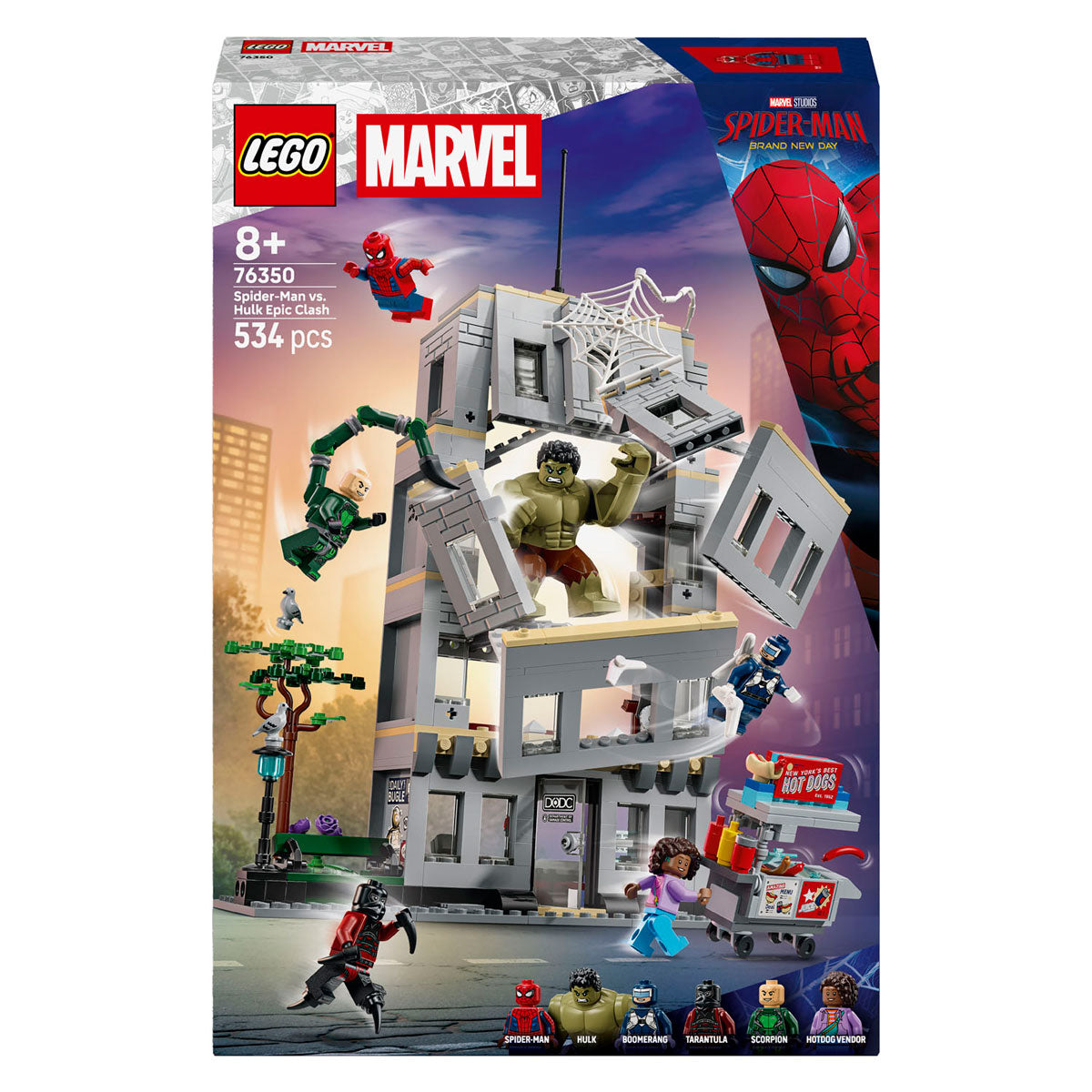 Lego ǀ marvel spider-man vs. hulk ultieme confrontatie superheld speelgoed voor kinderen 76350