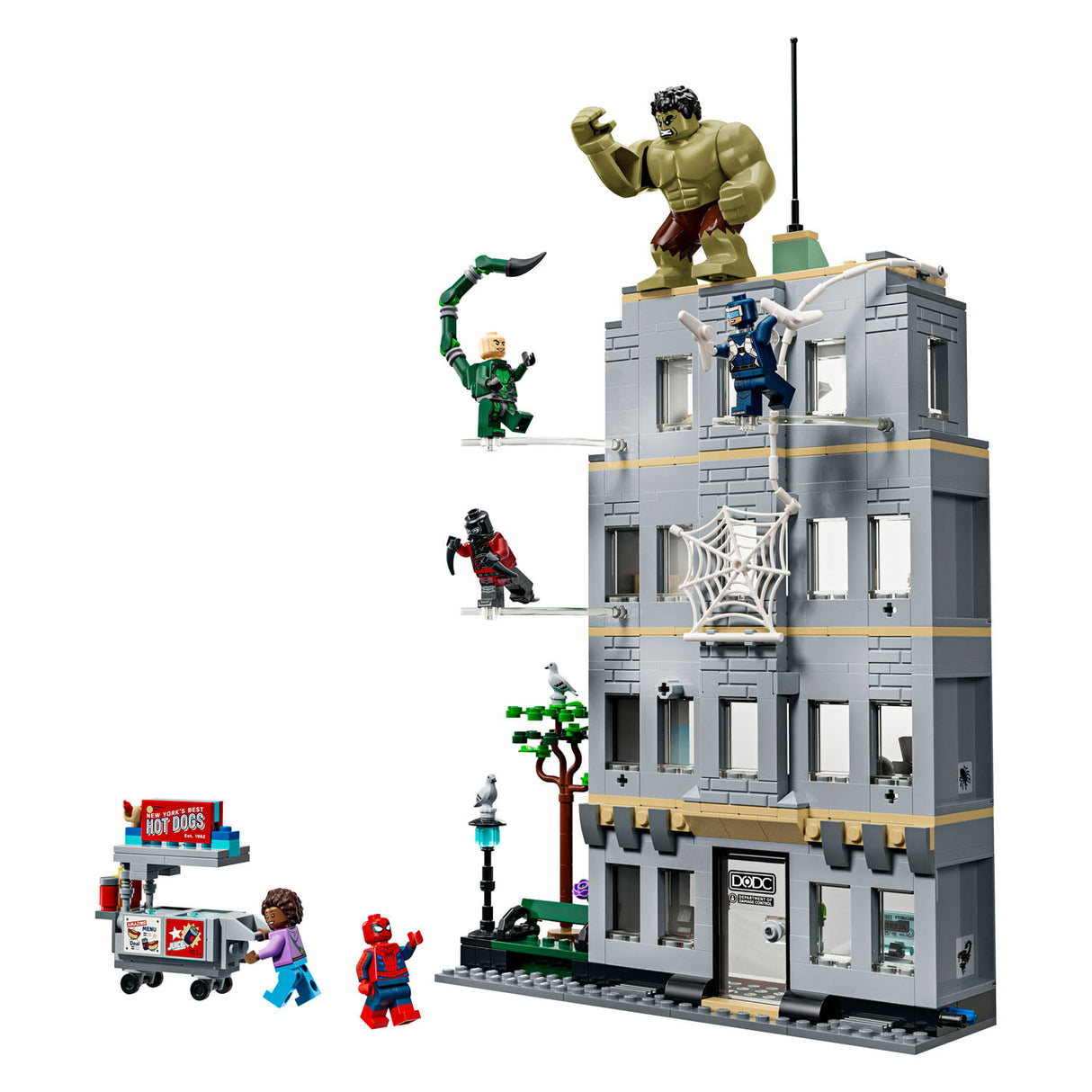 Lego ǀ marvel spider-man vs. hulk ultieme confrontatie superheld speelgoed voor kinderen 76350