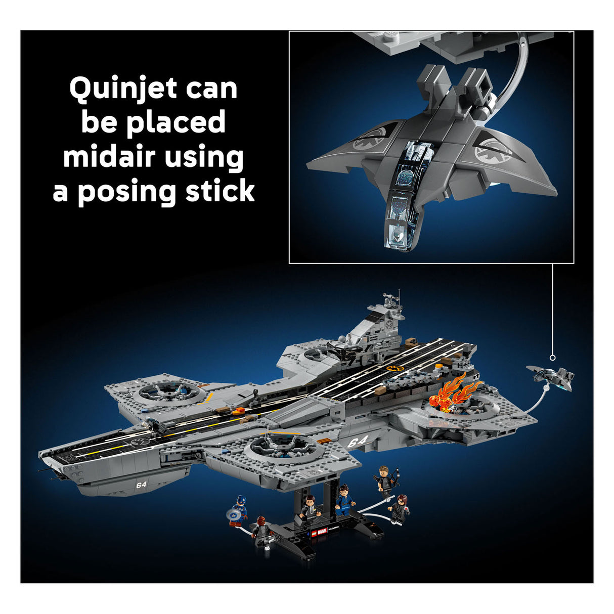 Lego ® marvel s.h.i.e.l.d. helicarrier - 76354