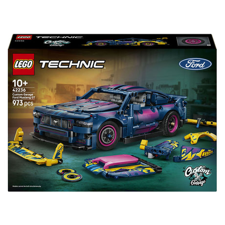 Lego technic aanpasbare ford mustang gt auto