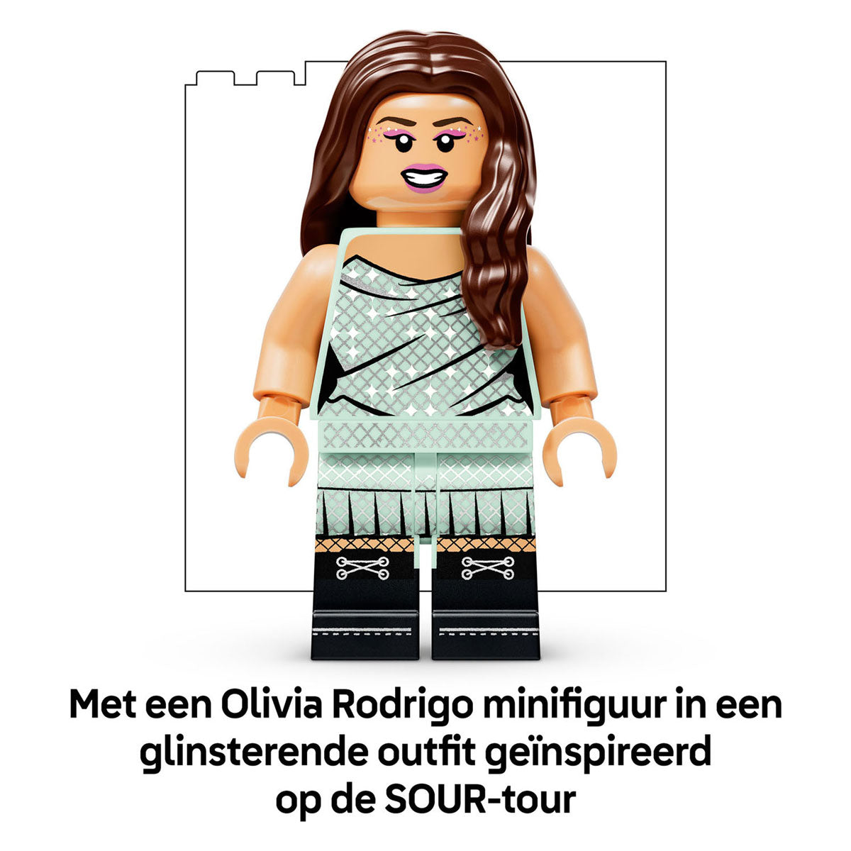 Lego editions olivia rodrigo's vinylplaat bouwpakket voor kinderen - 43028