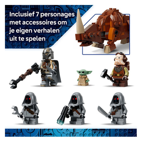 Lego star wars bouwset offworld sandcrawler mudhorn - speelgoed.