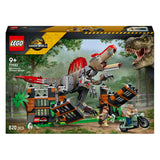 Lego jurassic world spinosaurus ontsnapping dinosaurus speelgoed voor kinderen 77982