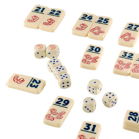 999games 999 Spiele Regenwürmer Würfelspiel (niederländisch, 2 - 7 Spieler, 20 Minuten, ab 8 Jahren)