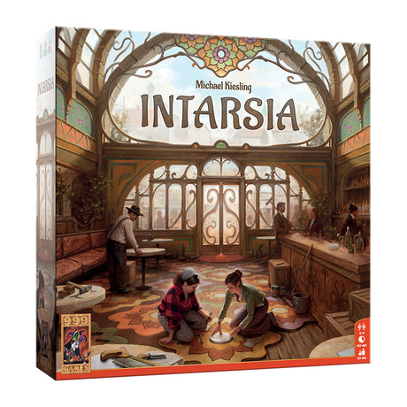 999games 999 Games Intarsia-Brettspiel (niederländisch, 2 - 4 Spieler, 40 Minuten, ab 10 Jahren)