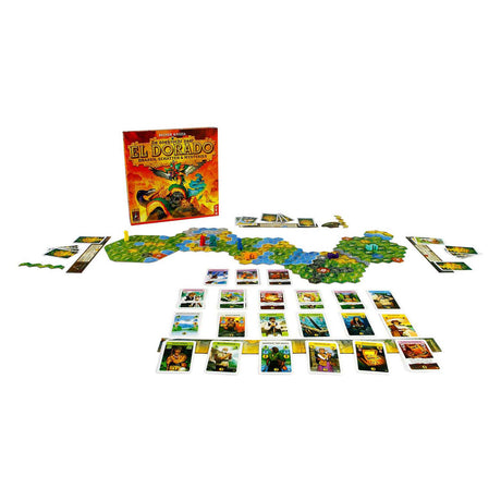 999Games 999 Games Die Suche nach El Dorado: Drachen, Schätze, Geheimnisse, Brettspiel (niederländisch, Erweiterung, 2 – 4 Spieler, 60 Minuten, ab 10 Jahren)