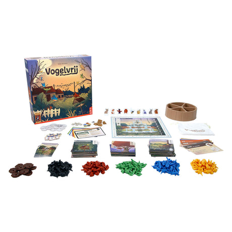 999games 999 games vogelvrij bordspel (nederlands, 2 - 5 spelers, 60 minuten, vanaf 14 jaar)
