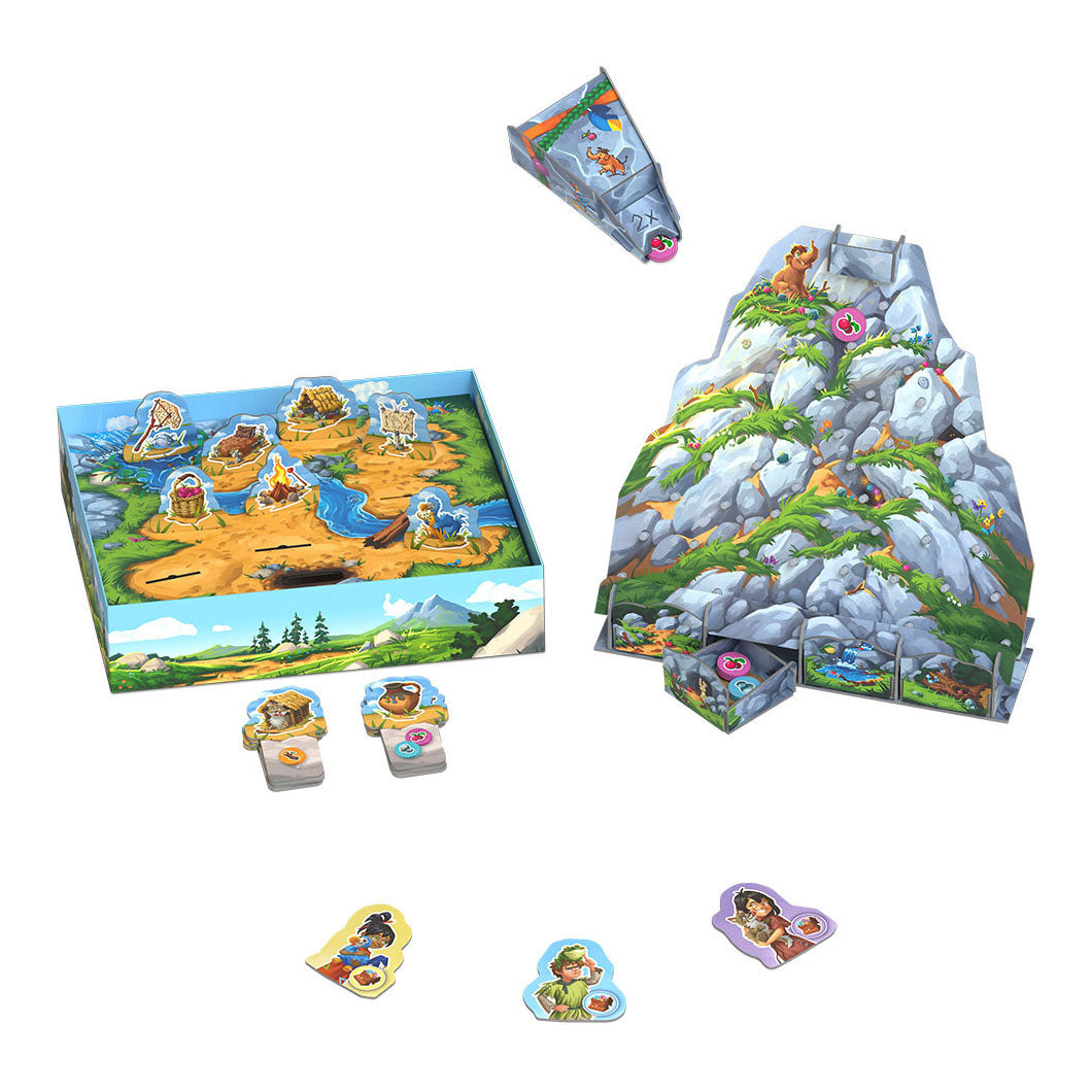 999games 999 games paleolino bordspel (nederlands, 1 - 4 spelers, 15 minuten, vanaf 5 jaar)
